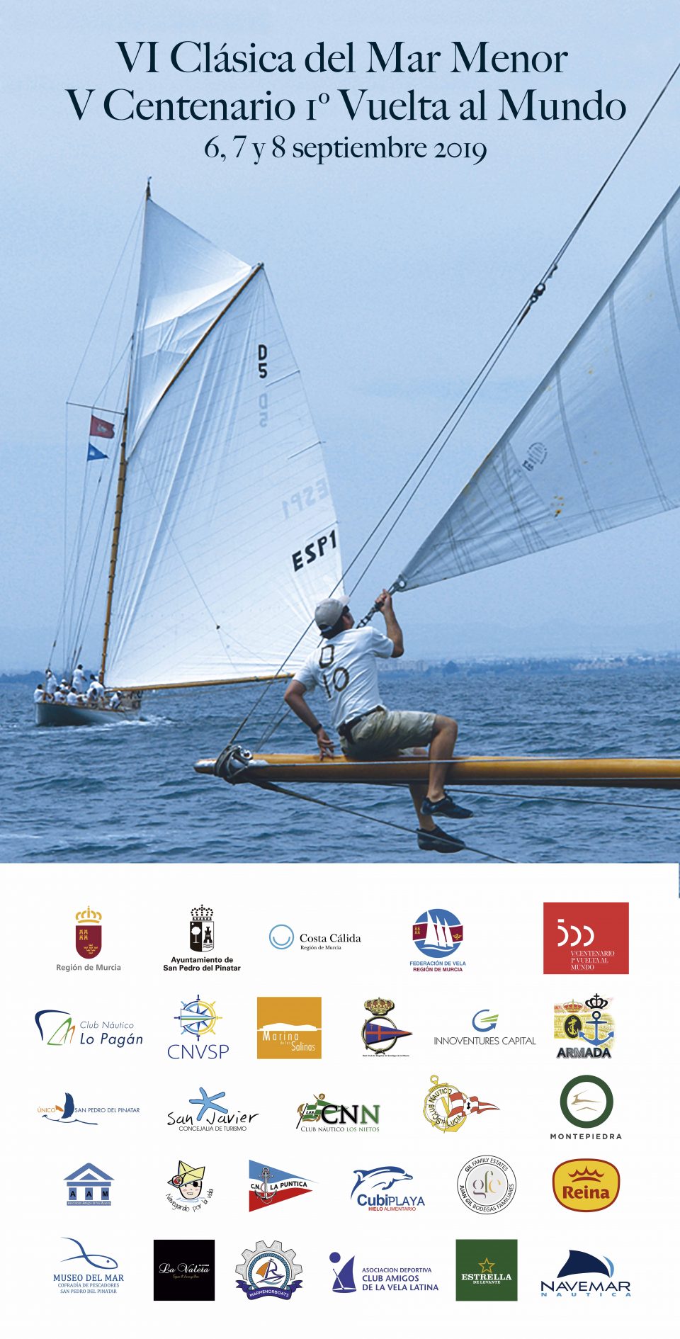 Decimal Invitación exprimir Postres Reina patrocinador de la VI edición de la Semana Clásica del Mar  menor - Grupo Postres Reina